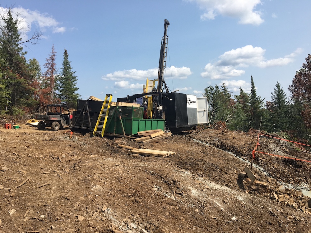 Tartisan Nickel Kenbridge Project Drilling Rig Setup